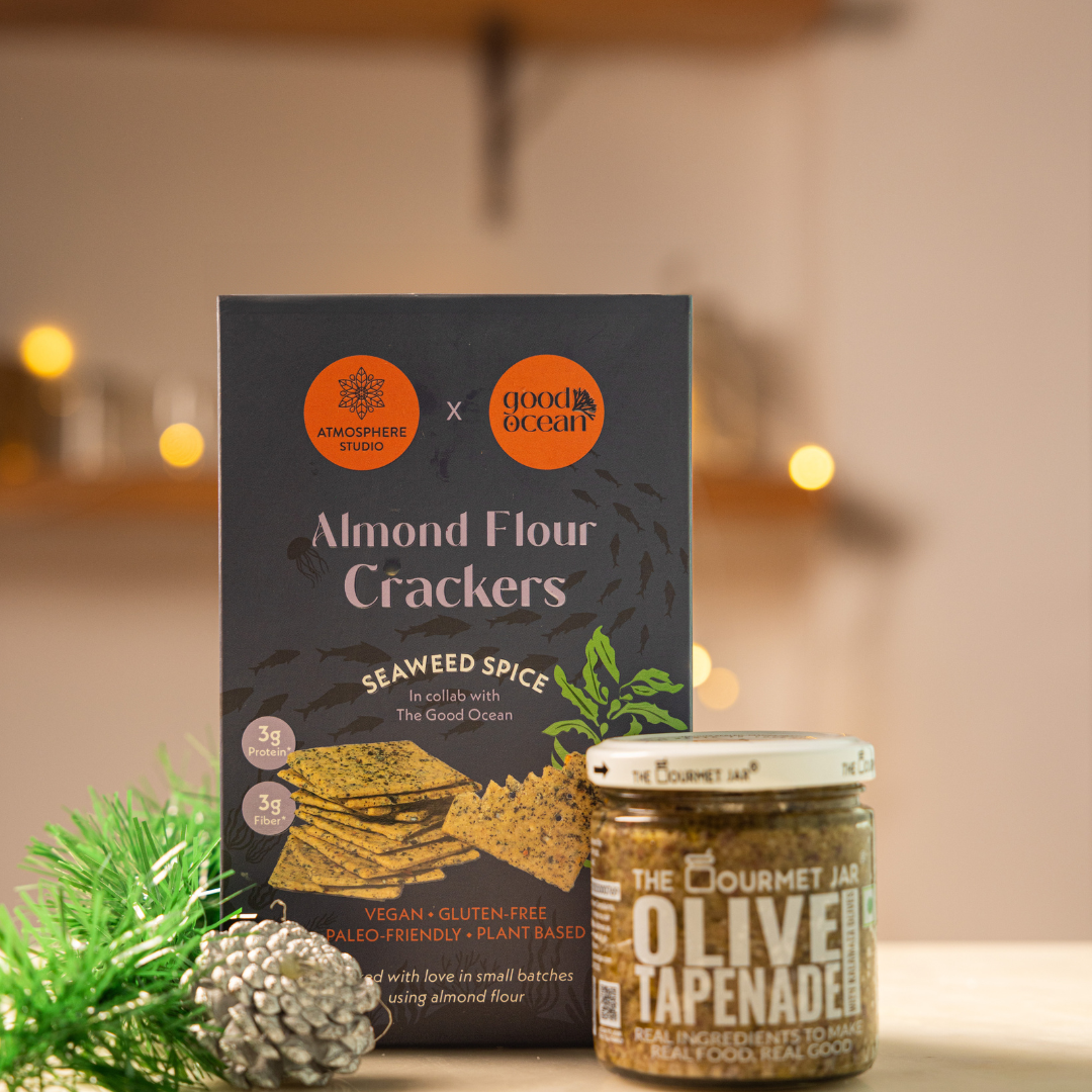 Olive Tapenade & Seaweed Spice Crackers