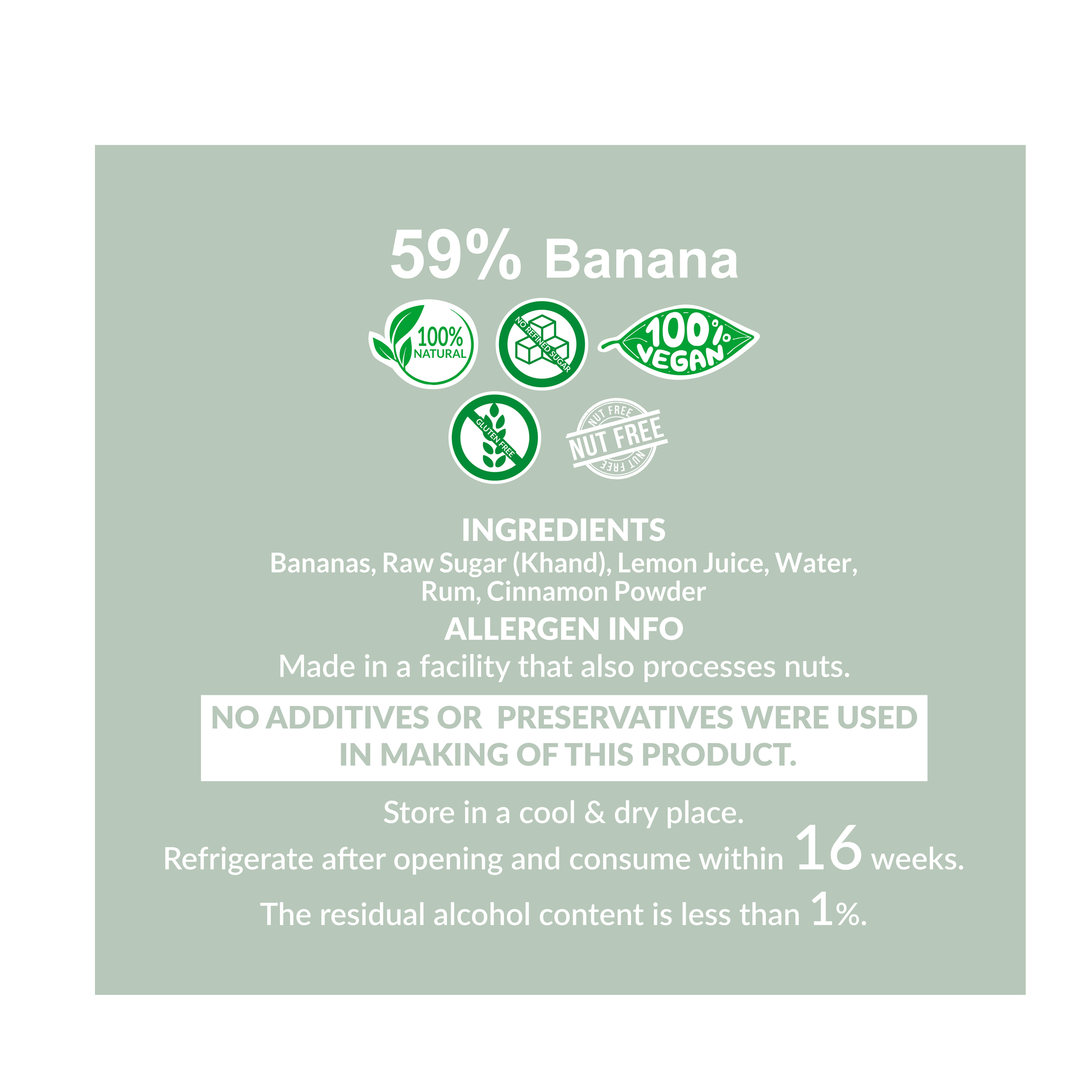 Banana Rum Jam 230g