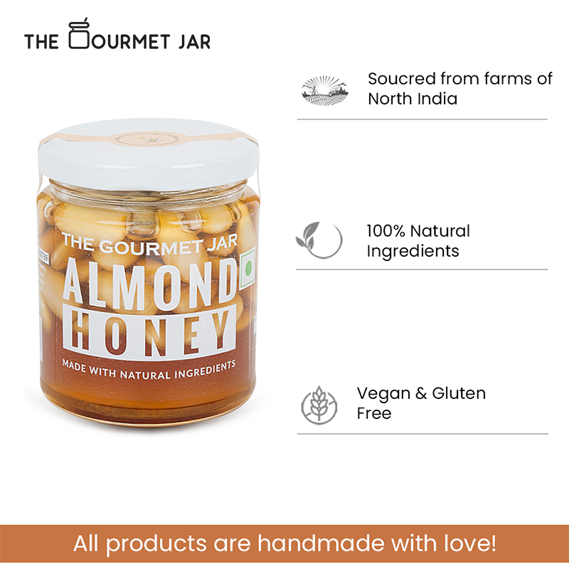 The Bee-Nutty Duo (2 x 140g* Jars of infused honey)